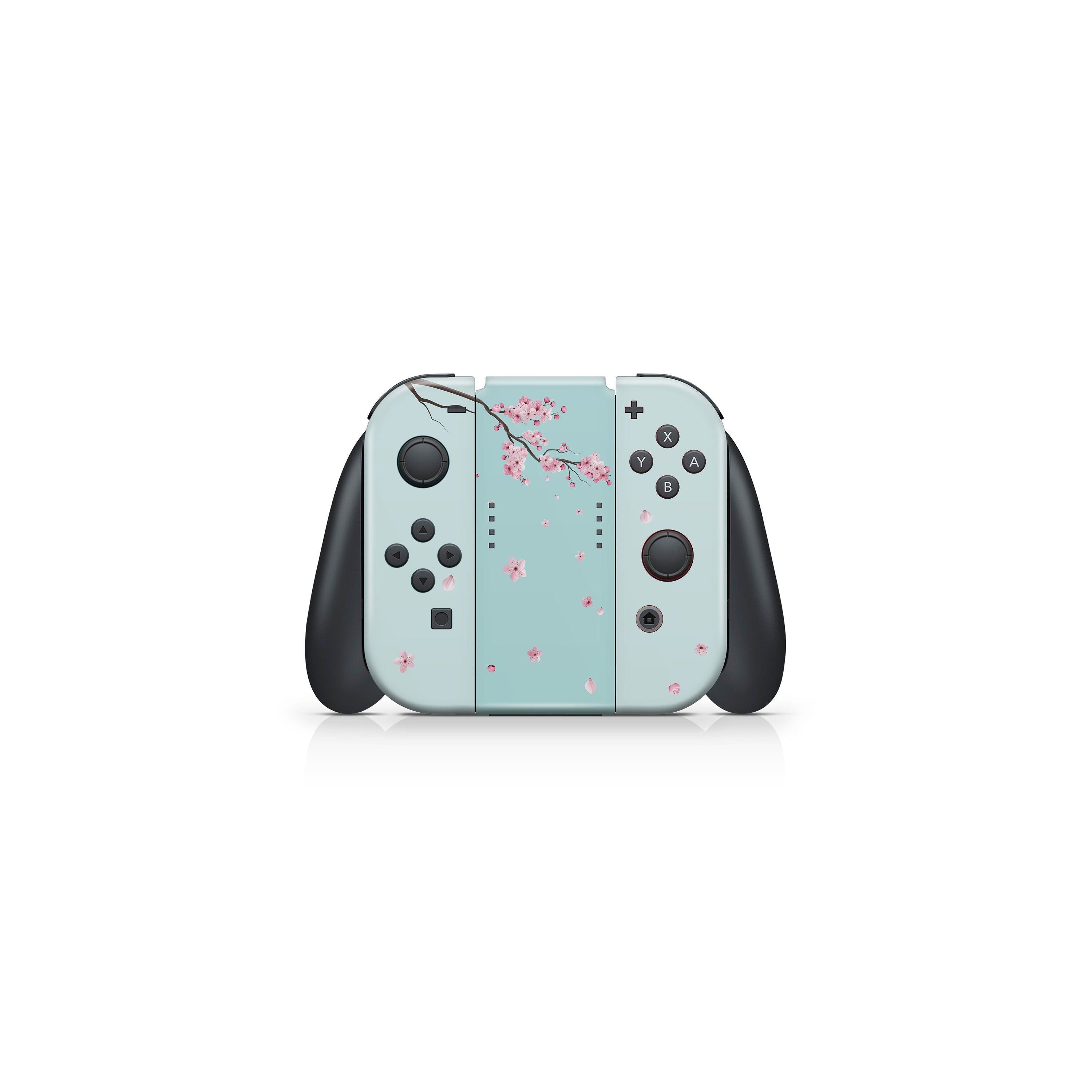 nintendo switches skin Blue, Sakura switch skin flowers  Full cover 3m