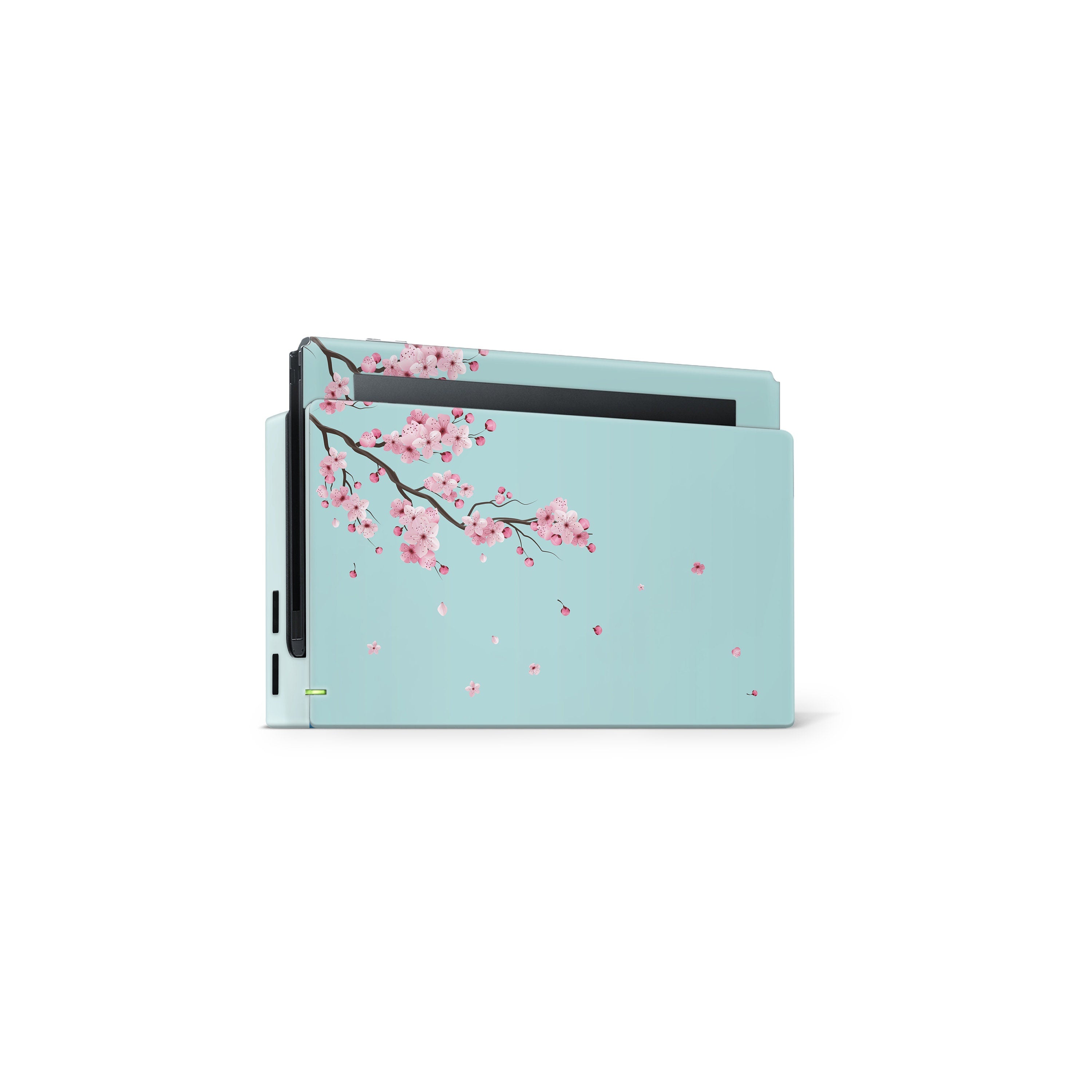 nintendo switches skin Blue, Sakura switch skin flowers  Full cover 3m