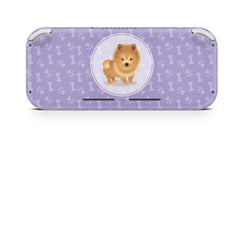 Nintendo switch lite skin Purple, Cute puppy dog switch lite skin, Pet skin Full wrap 3m