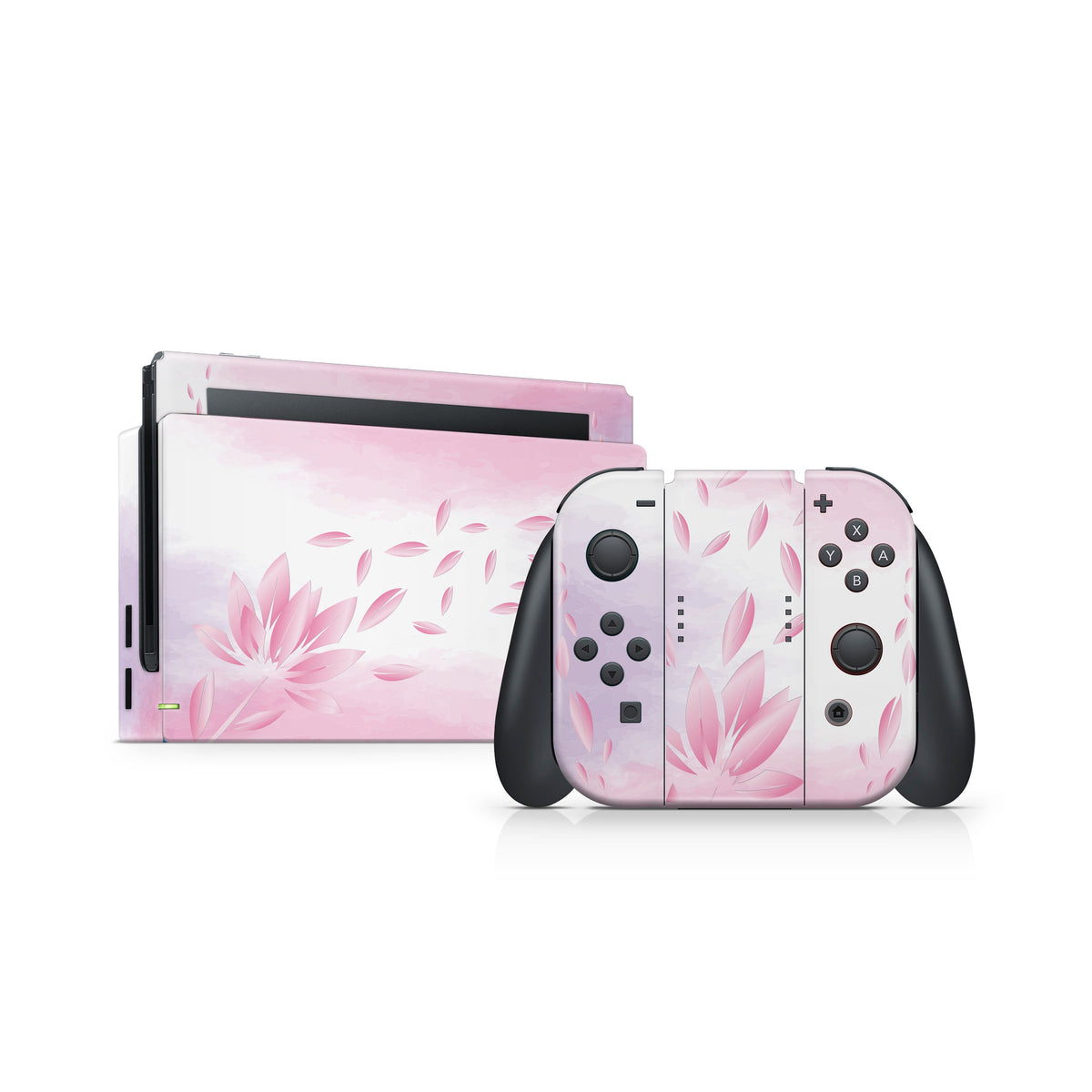 TACKY DESIGN Sakura FlowersNintendo Switch Skin Wrap | Floral 3M Vinyl Full Cover