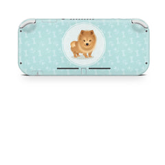 Nintendo switch lite skin blue, dog switch lite skin Cute puppy skin Full wrap 3m