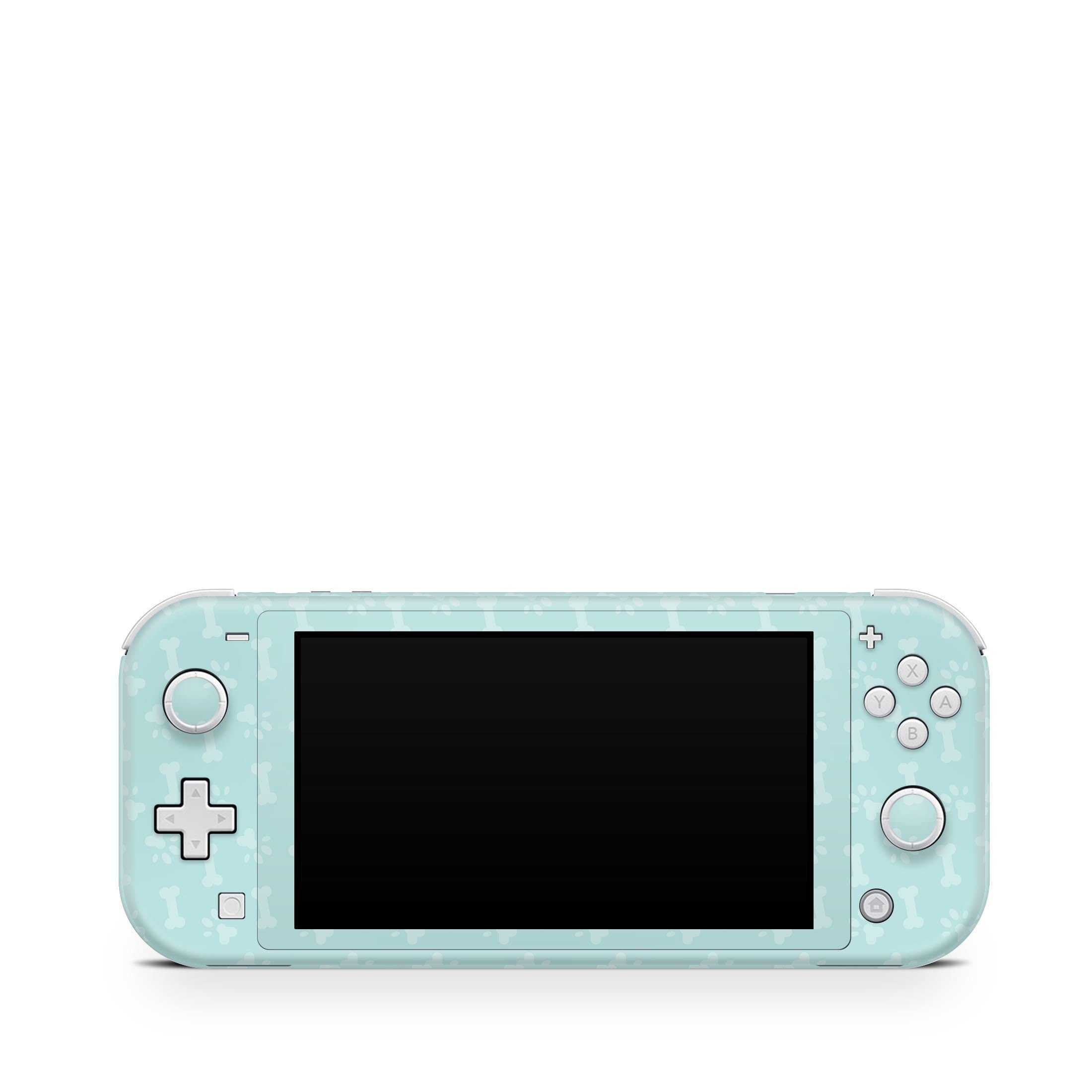 Nintendo switch lite skin blue, dog switch lite skin Cute puppy skin Full wrap 3m