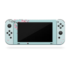 nintendo switches skin, Blue flowers sakura Blossoms Full cover 3m