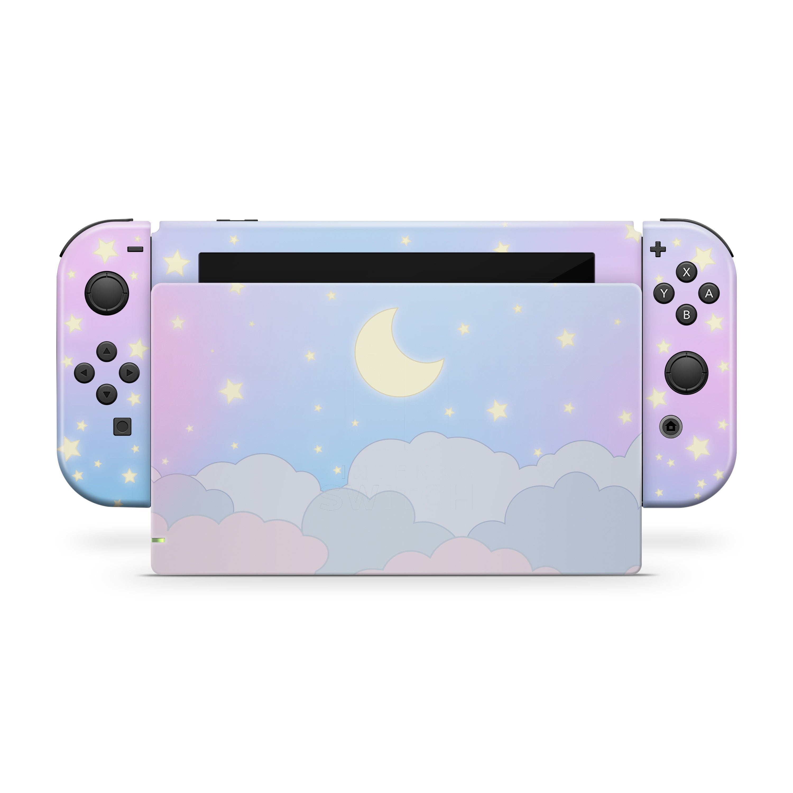 nintendo switches skin Clouds, Moon switch skin Full wrap 3m