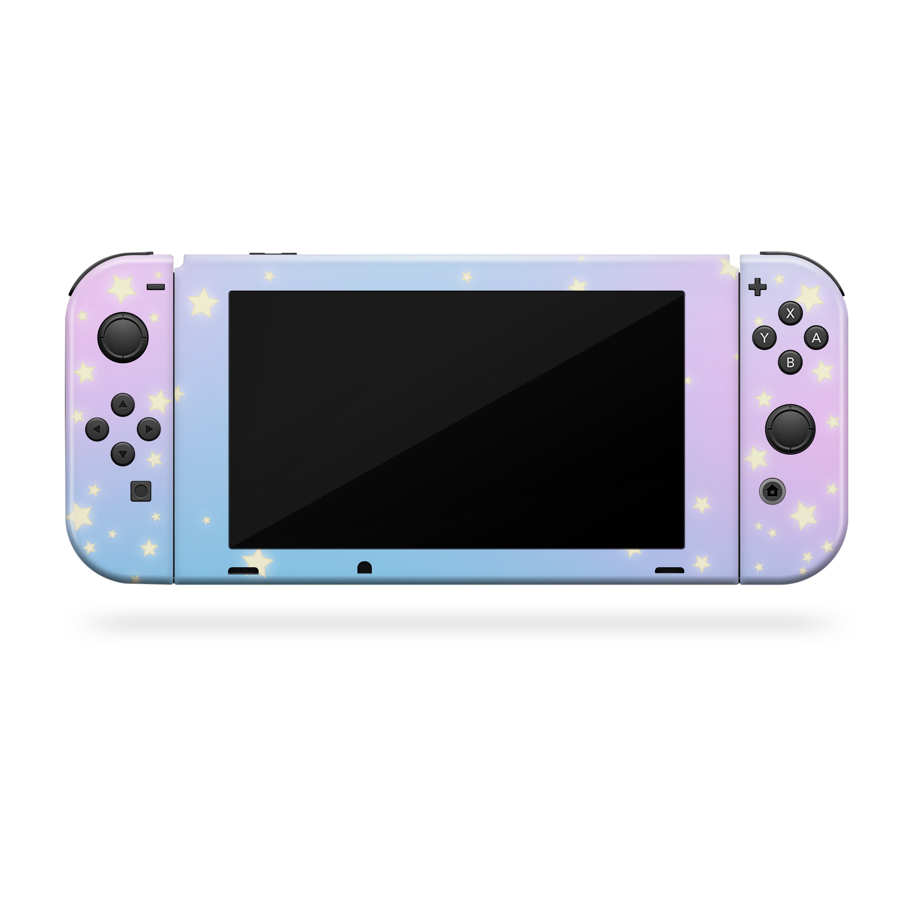 nintendo switches skin Clouds, Pastel Starry blue Sky switch skin moon Full wrap 3m