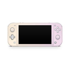 Nintendo switch lite skin Iridescent pastel, Duo color pink and yellow full wrap 3m