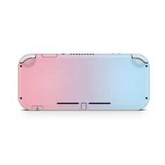 Nintendo switch lite skin Iridescent pastel, Duo color Pink and Baby Blue full wrap 3m