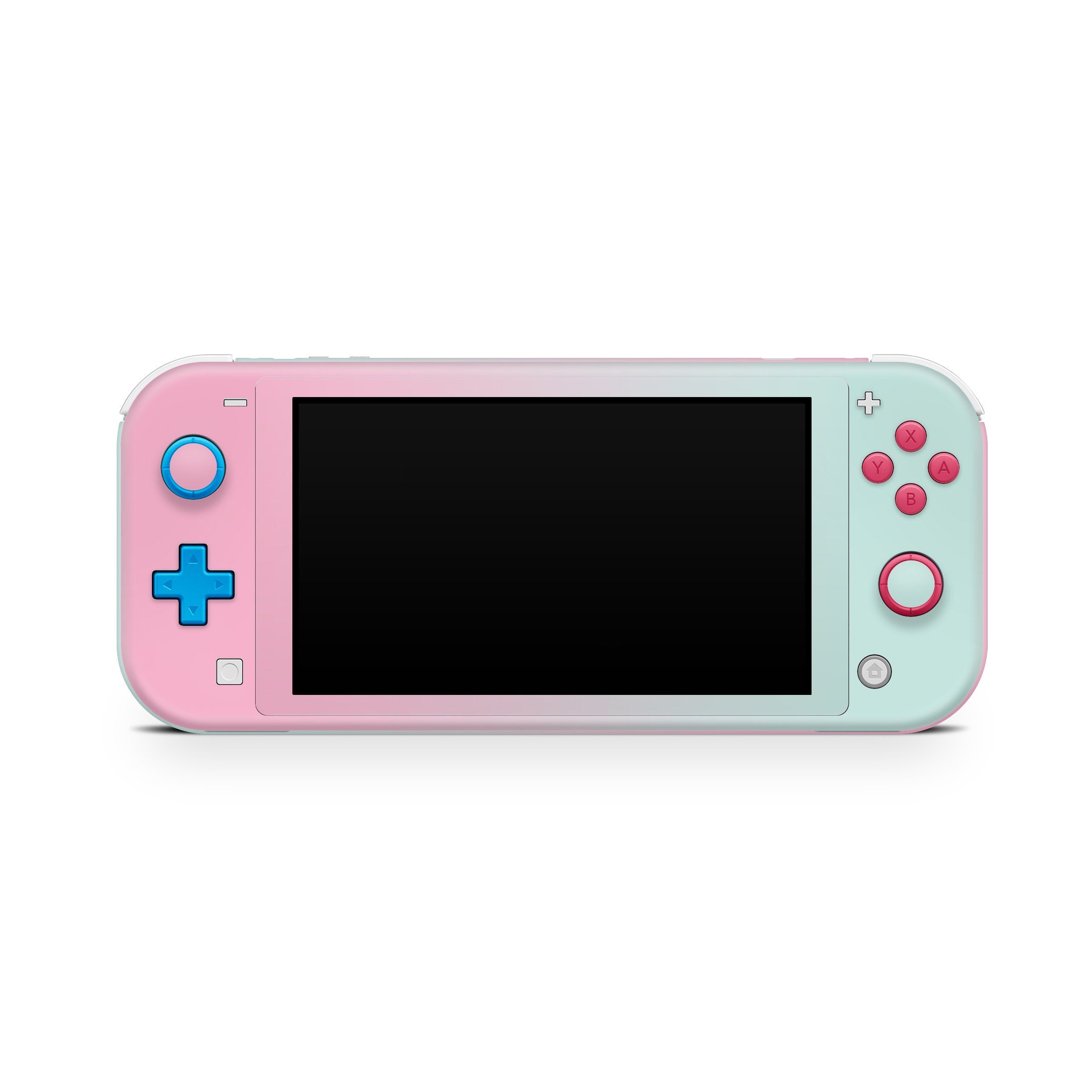 Nintendo switch lite skin Iridescent pastel, Duo color Pink and Green full wrap 3m