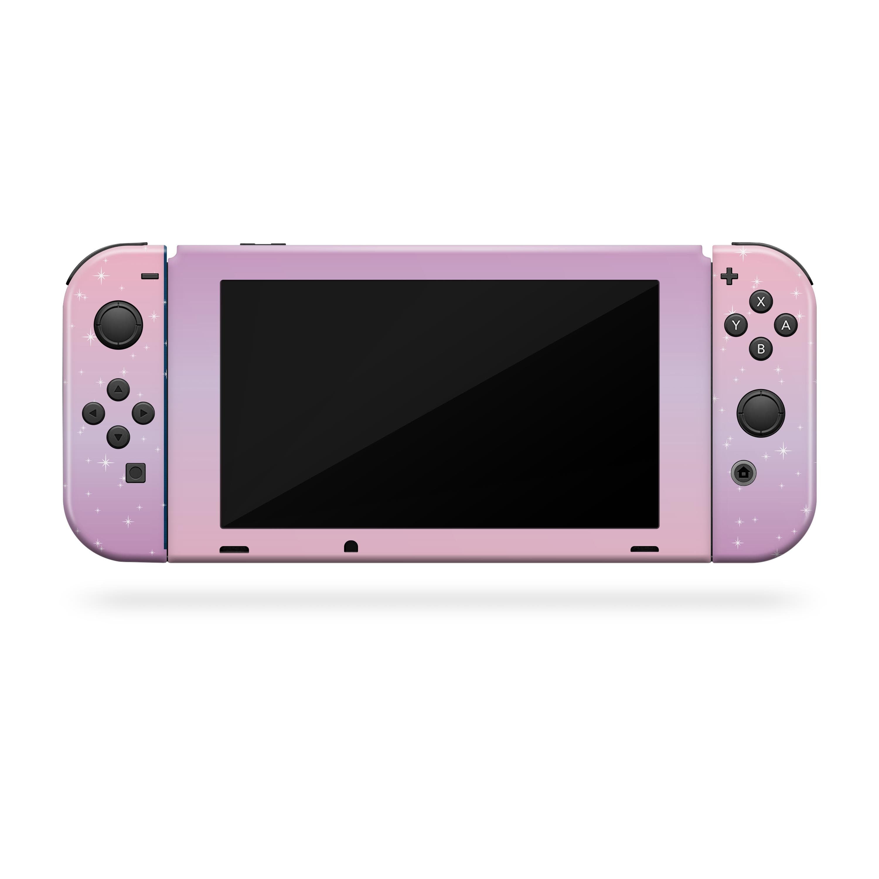 nintendo switches skin unicorns, Pastel pink switch skin, Rainbow Full wrap 3m