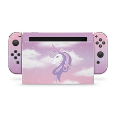 nintendo switches skin unicorns, Pastel pink switch skin, Rainbow Full wrap 3m