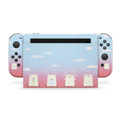 nintendo switches skin, Cute bears switch skin, Kawaii switch skin Full wrap 3m