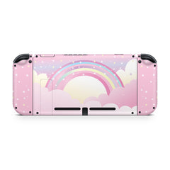 nintendo switches skin Pastel pink, Baby unicorn switch skin, Rainbow switch skin Full wrap 3m