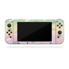 Nintendo Switches skin Kawaii Sushi, Switch skin pastel pink Full cover 3m