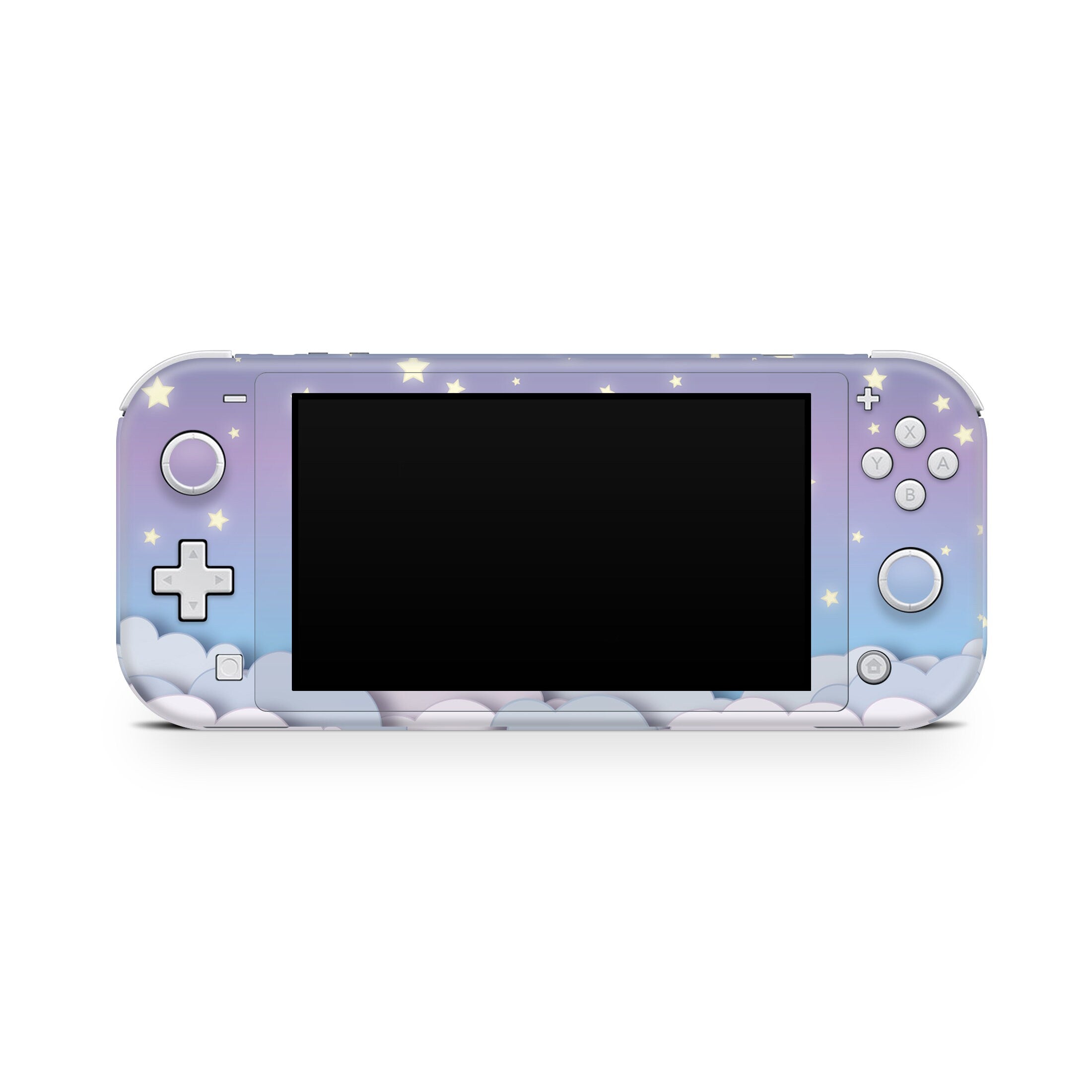 Nintendo switch Lite skin Clouds, Purple Starry Lunar Sky switch lite moon 3m