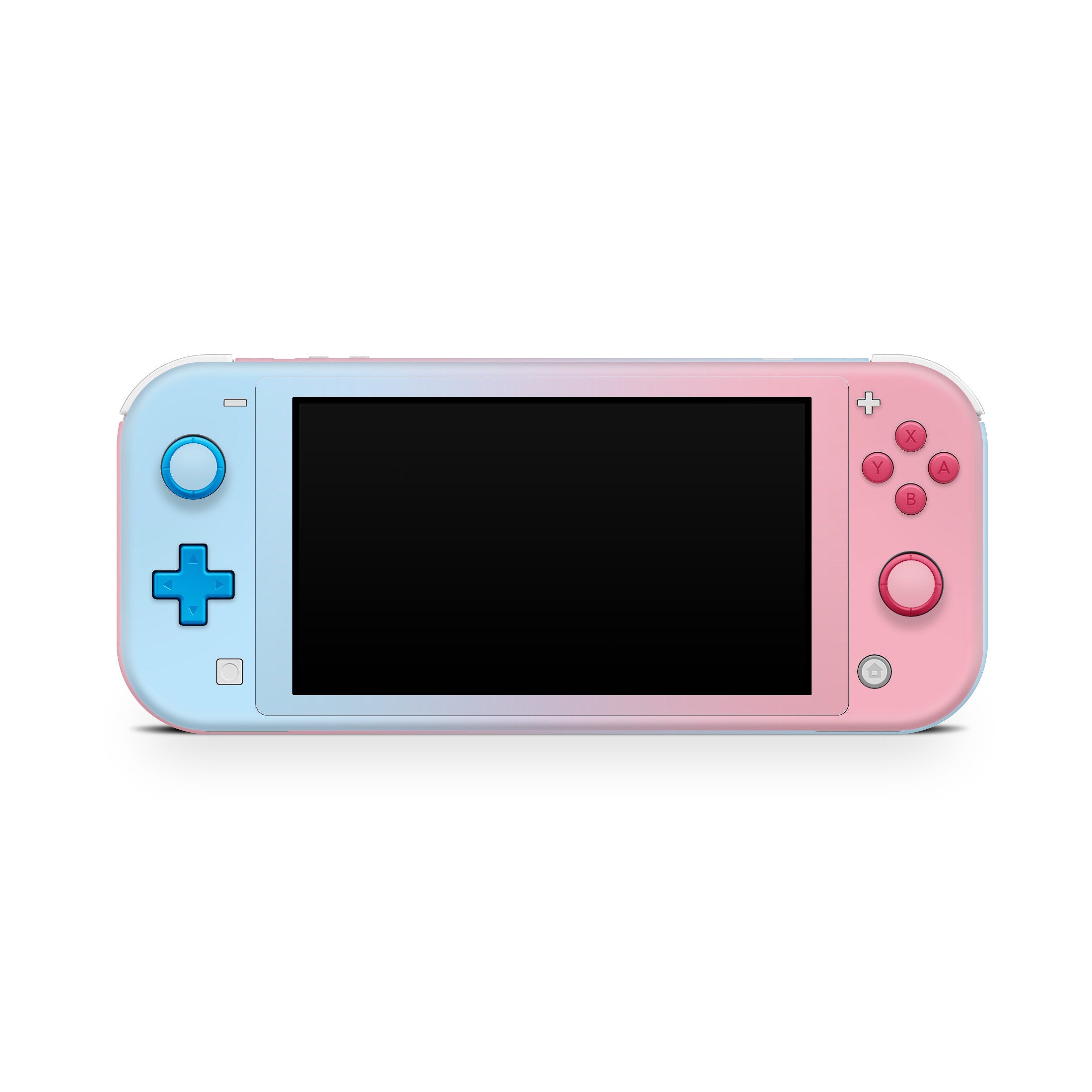 Nintendo switch lite skin Iridescent pastel, Duo color Pink and Baby Blue full wrap 3m