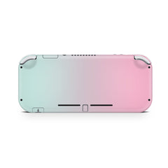 Nintendo switch lite skin Iridescent pastel, Duo color Pink and Green full wrap 3m