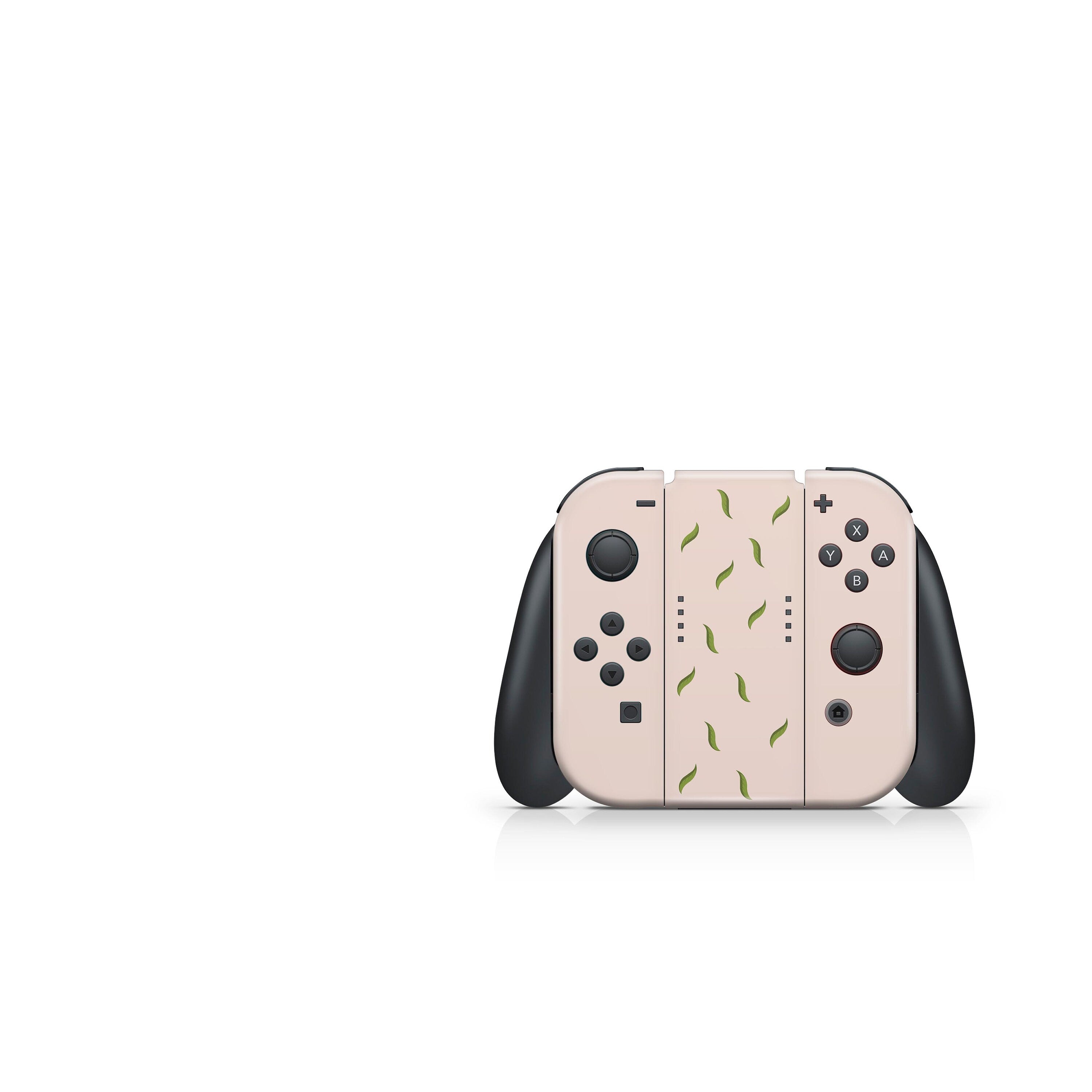 Clearance 70% sale - Nintendo Switches skin Cherries, Cute pastel pink switch skin Full cover 3m