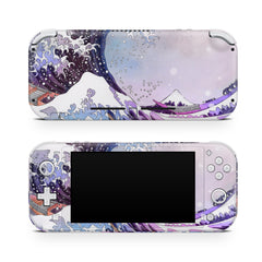 Watercolor Nintendo switch Lite skin, Switches lite skin The Great Wave Kanagawa Full cover 3m