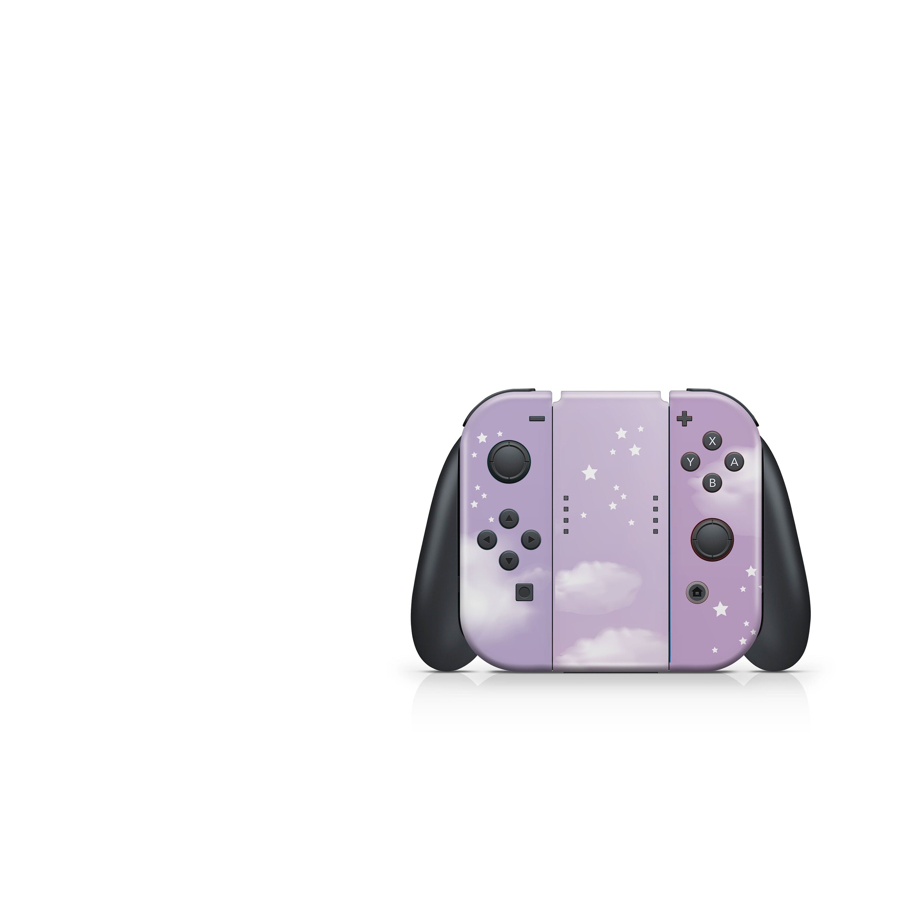 nintendo switches skin Clouds, Pastel Purple switch skin moon Full wrap 3m