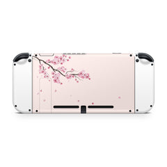 nintendo switches skin Flowers sakura, Beige switch skin Full cover 3m