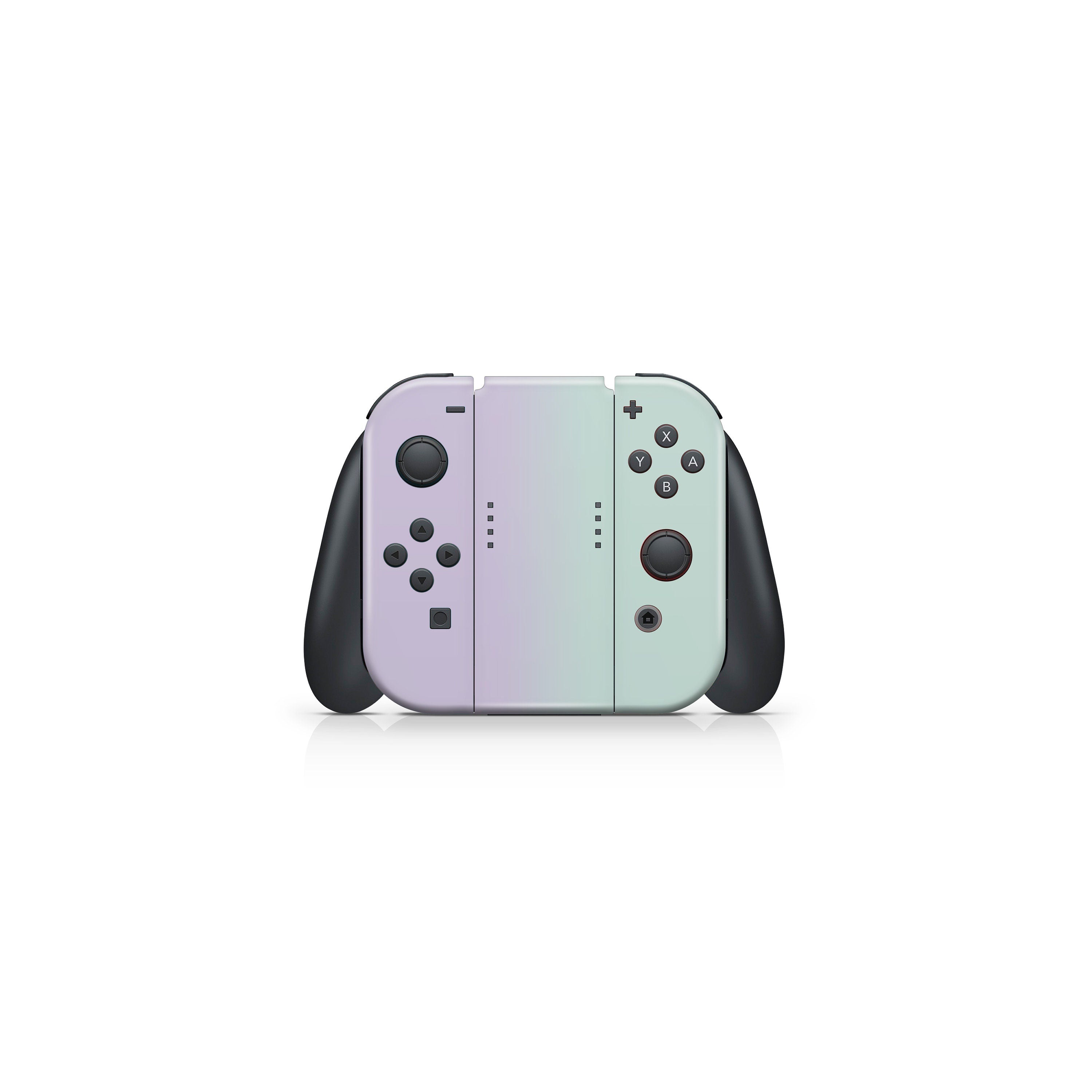 nintendo switches skin Duo color, Pastel blue and purple switch skin