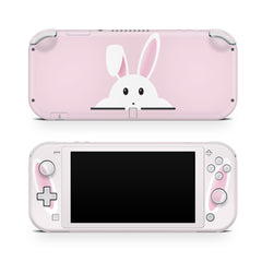 Nintendo switch Lite skin anime Pastel pink, Rabbit switch lite skin Full cover 3m