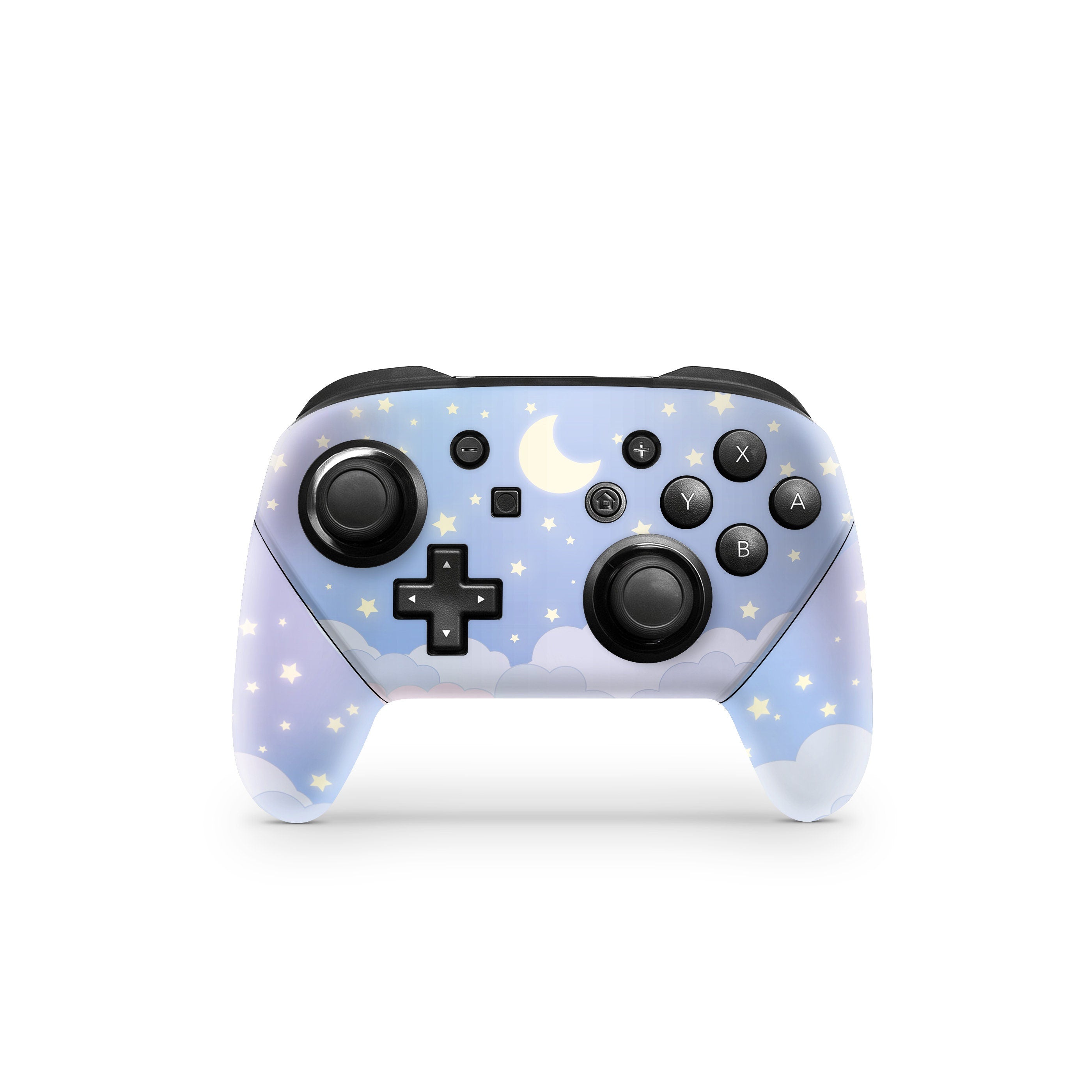 Clouds Nintendo Switch Pro Controller Skin, Blue pastel pro controller Full cover 3m