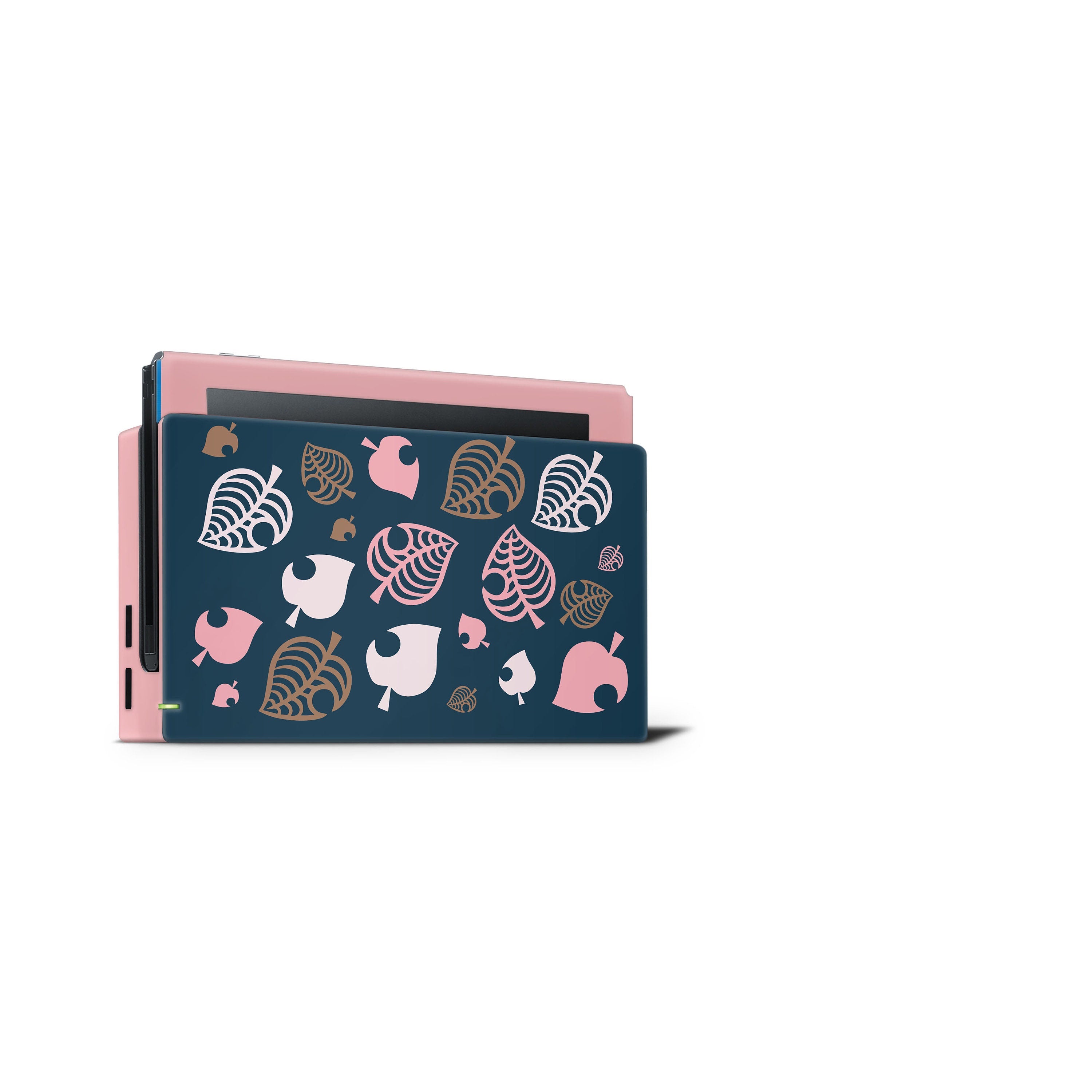 nintendo switches skin, Blue colourful leaf switch skin, Pink leaves skin Full wrap 3m