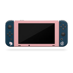 nintendo switches skin, Blue colourful leaf switch skin, Pink leaves skin Full wrap 3m