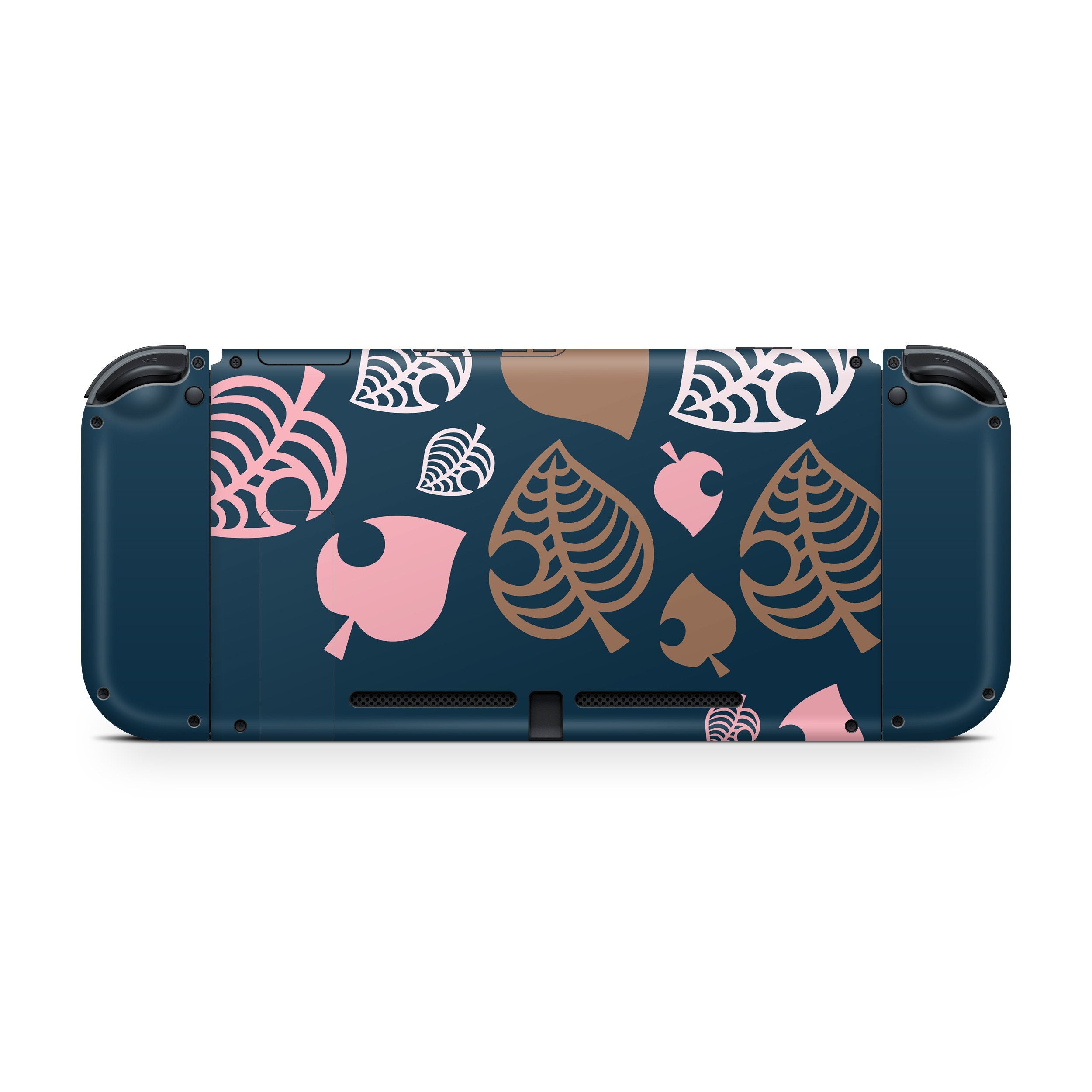 nintendo switches skin, Blue colourful leaf switch skin, Pink leaves skin Full wrap 3m