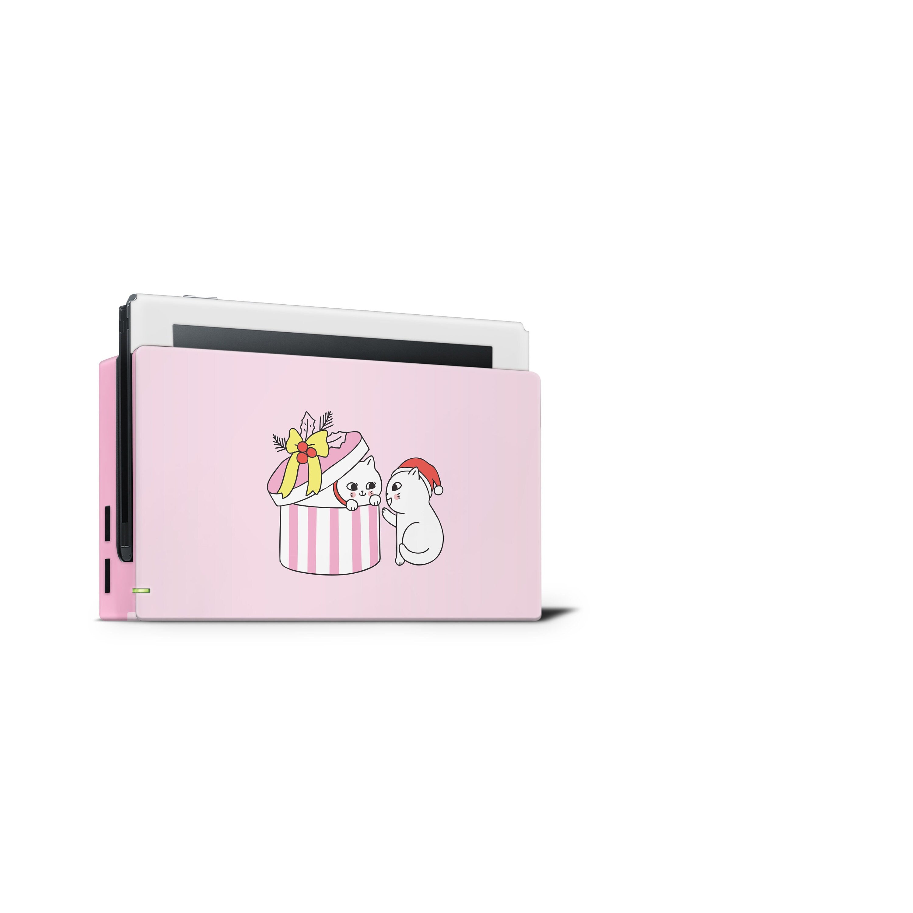 Kawaii Nintendo Switches skin anime, Christmas pink switch skin Full cover 3m