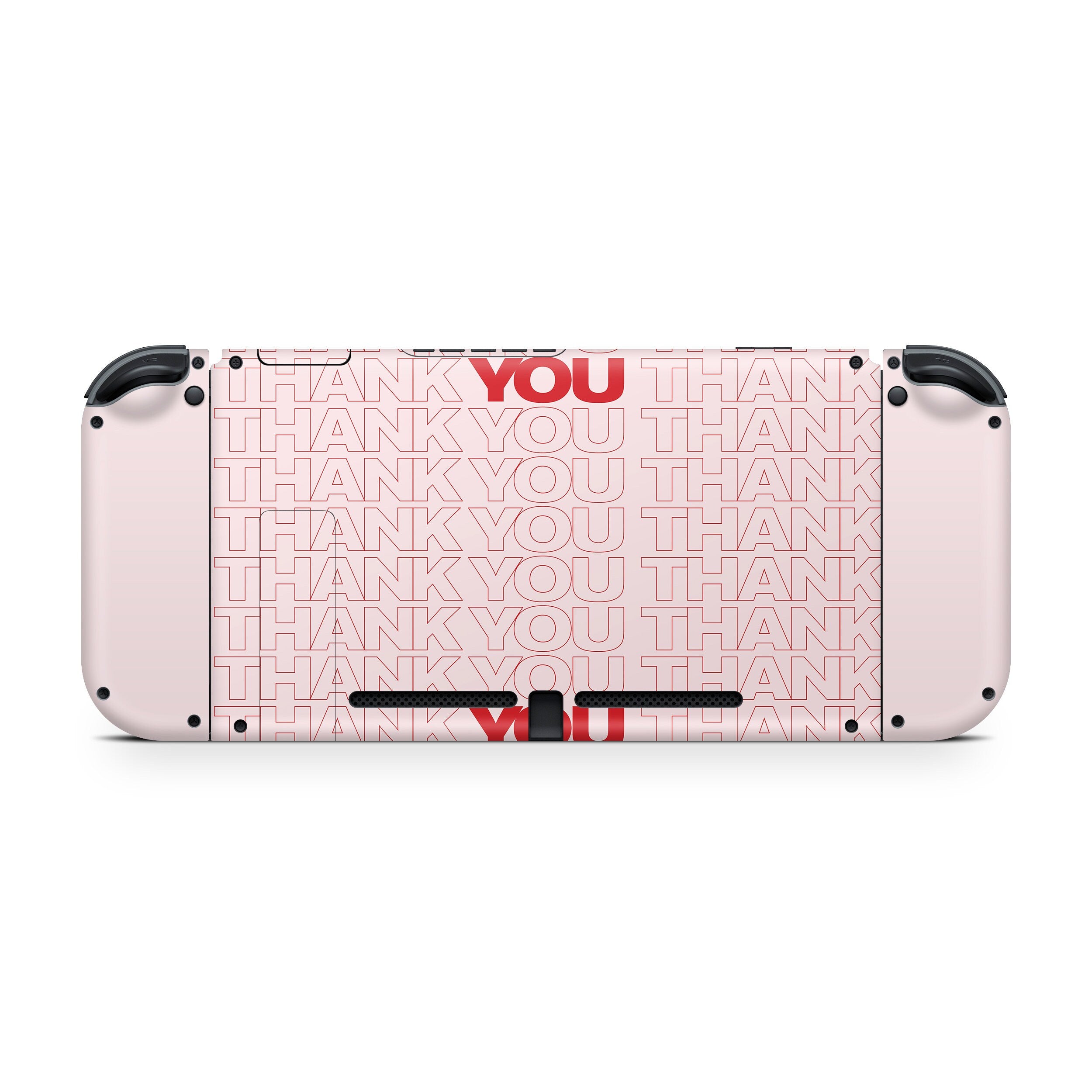 Thank You Nintendo Switches skin, Pink switch skin Full wrap cover 3m