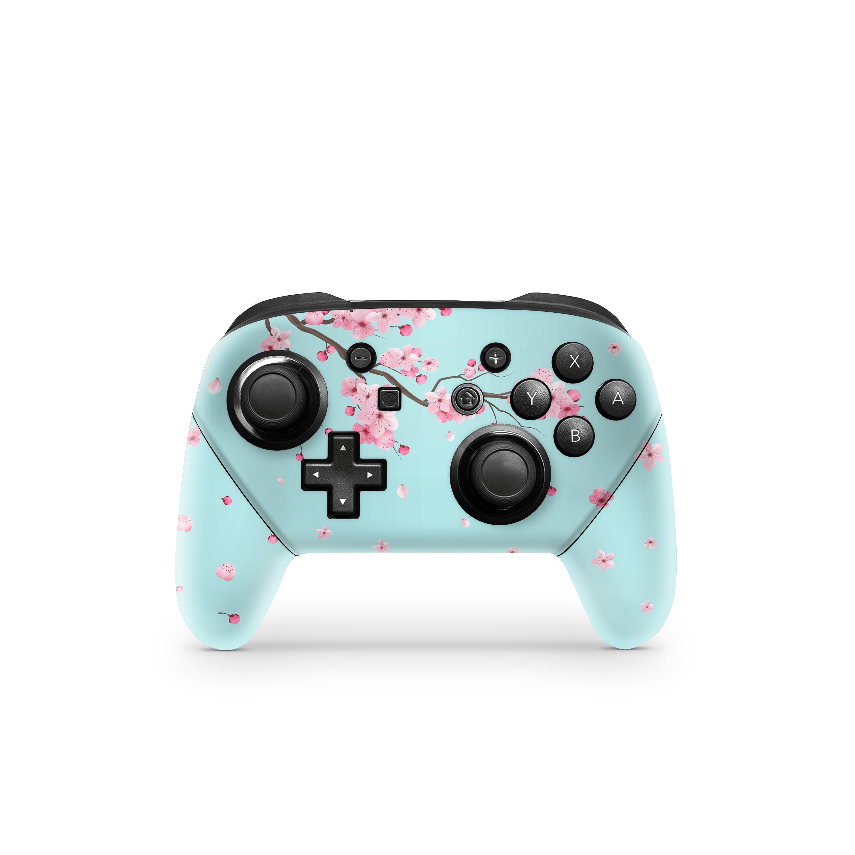 Nintendo Switch Pro Controller Skin, Sakura Switch controller flowers Blossom Full cover 3m