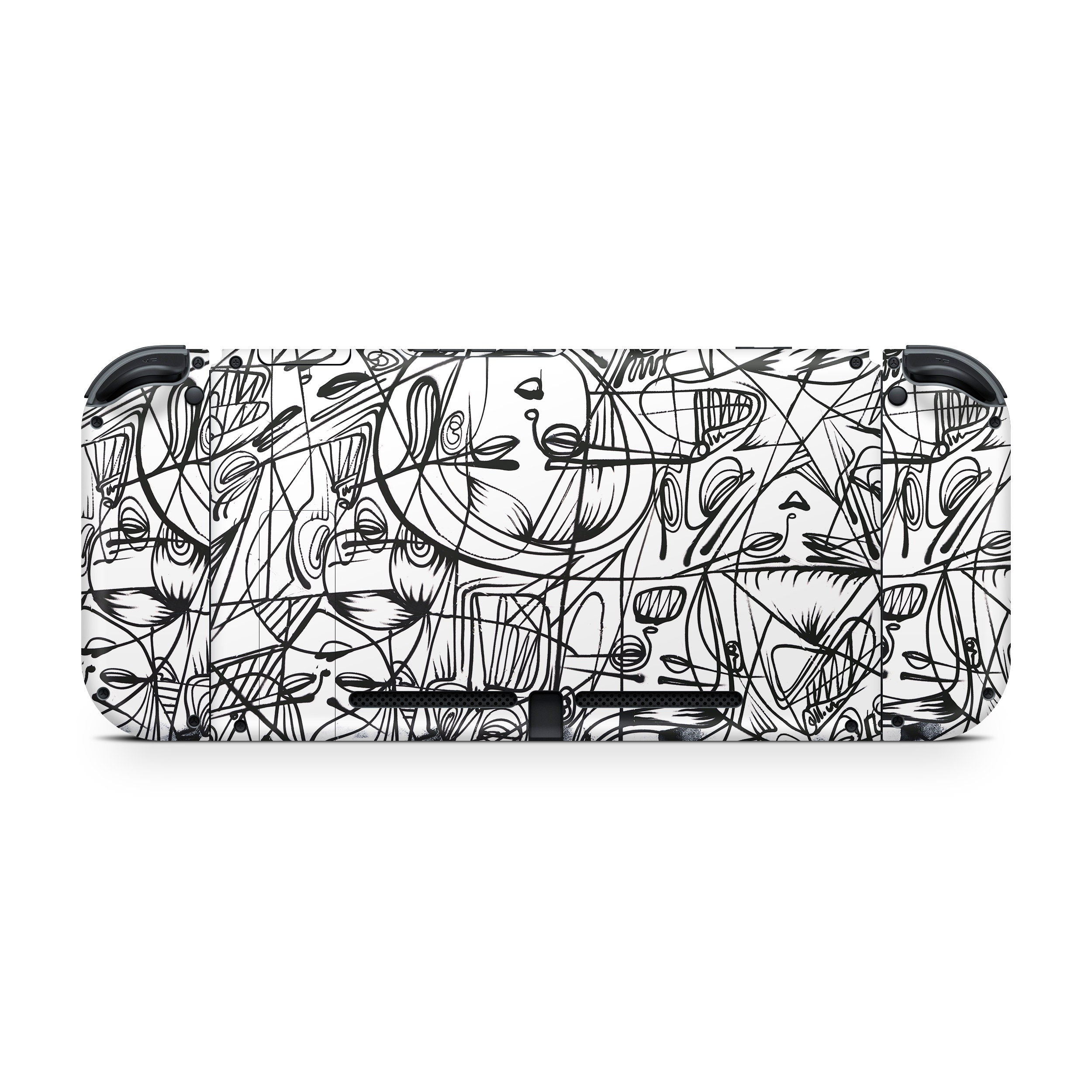 Doodles Nintendo Switches skin, Anime switch skin Full wrap cover 3m