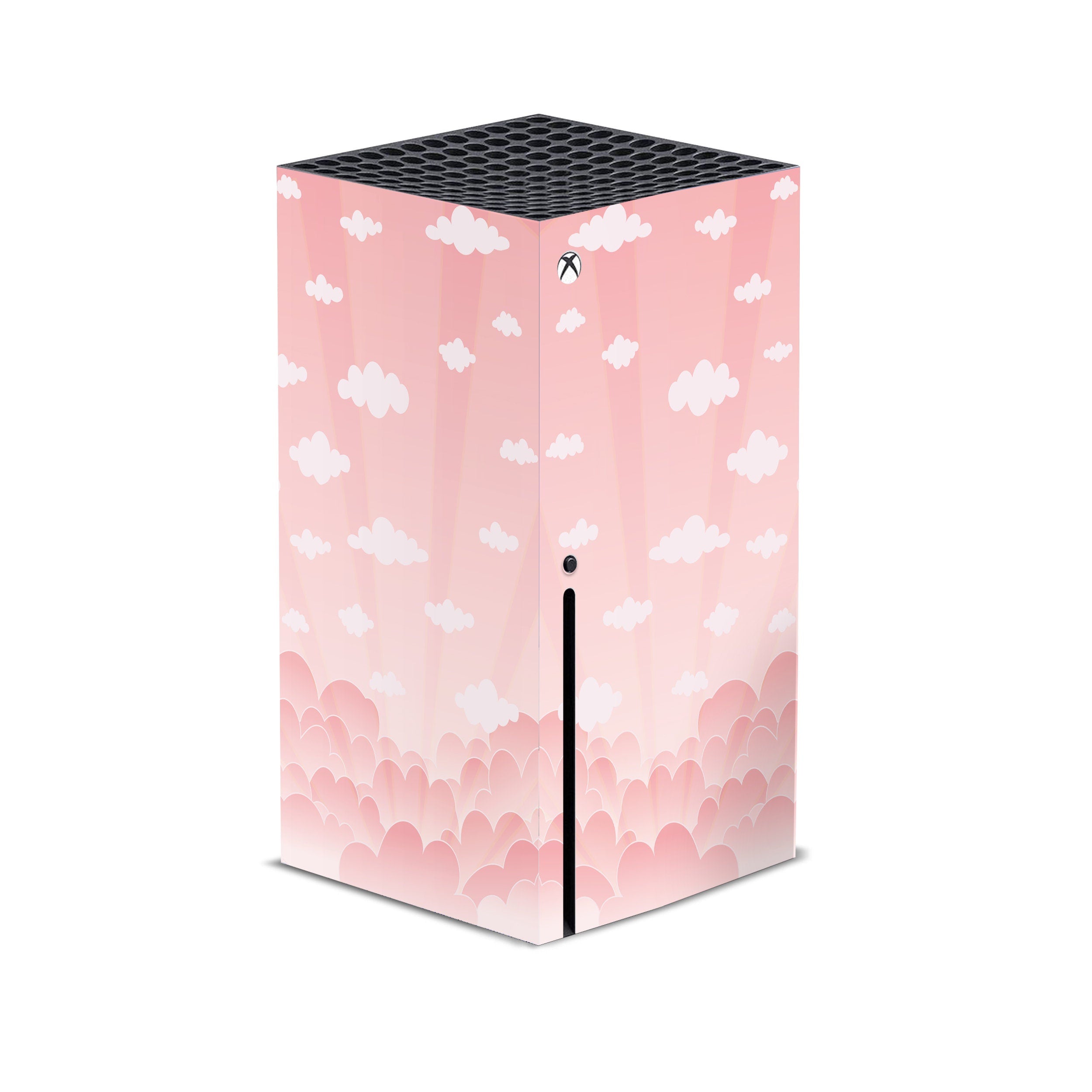 Clouds Xbox series x skin, Series s skin Peachy sky, Vinyl 3m stickers Full wrap cover