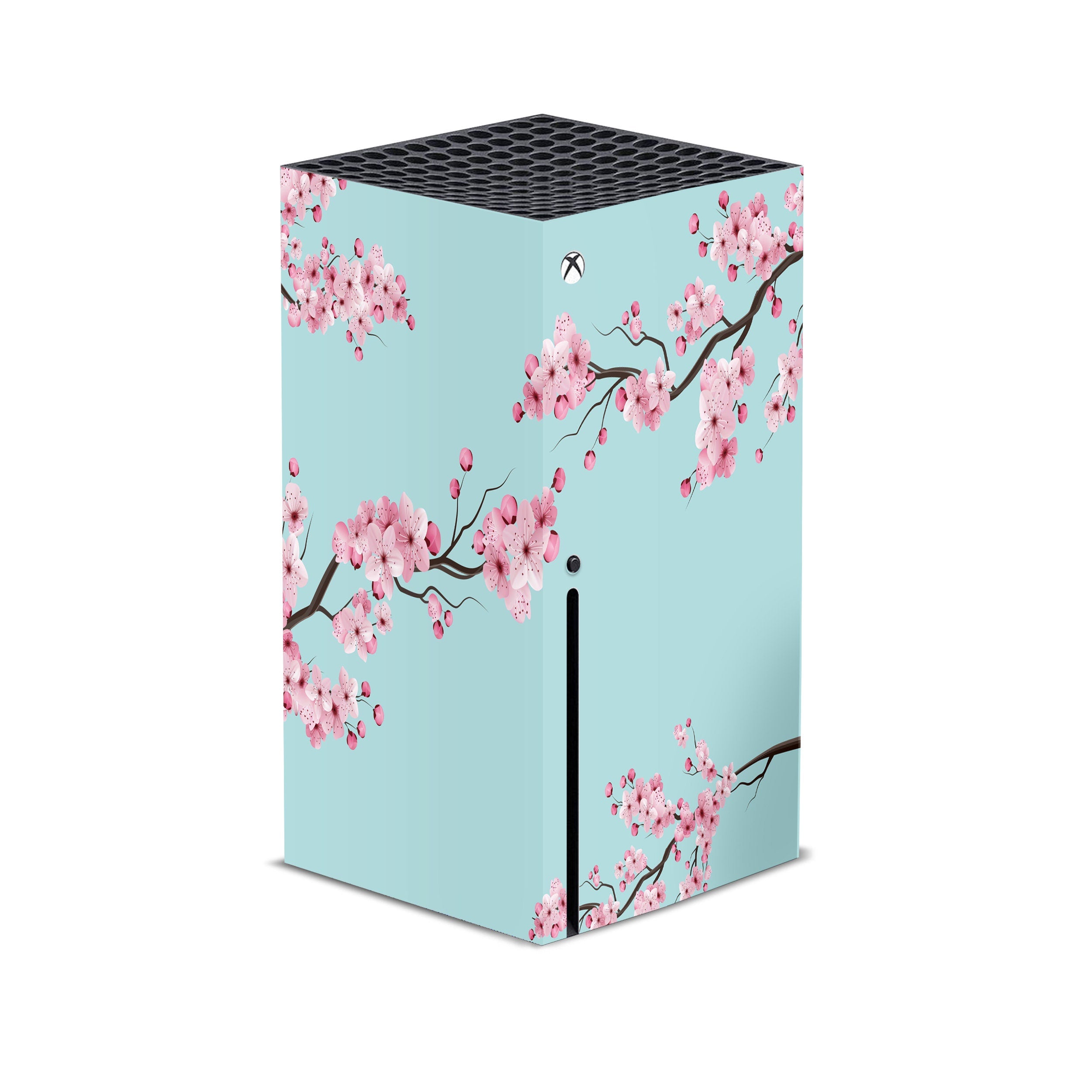 Sakura Xbox series x skin, Series s skin flowers Vinyl 3m stickers Full wrap cover