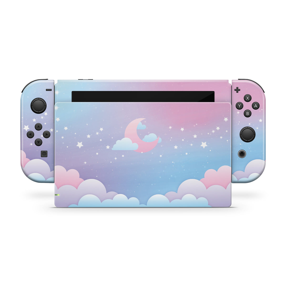 nintendo switches skin Moon, Blue Clouds switch skin Starry Sky Full wrap 3m