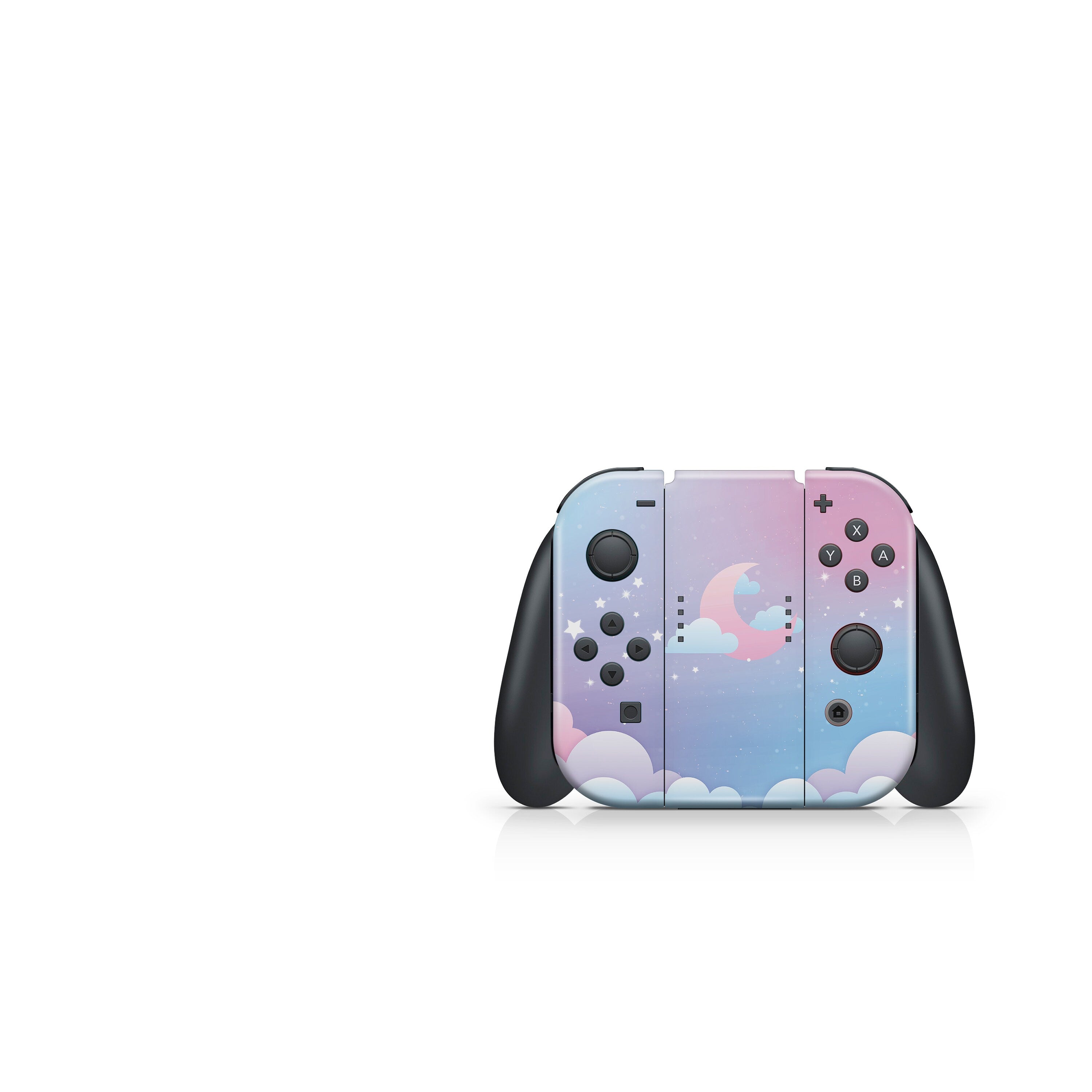 Moon Nintendo switches skin, Blue Clouds switch skin Starry Sky Full wrap 3m