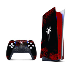 Spider Ps5 skin, Playstation 5 skin controller Superheroes, Vinyl 3m stickers Full wrap cover