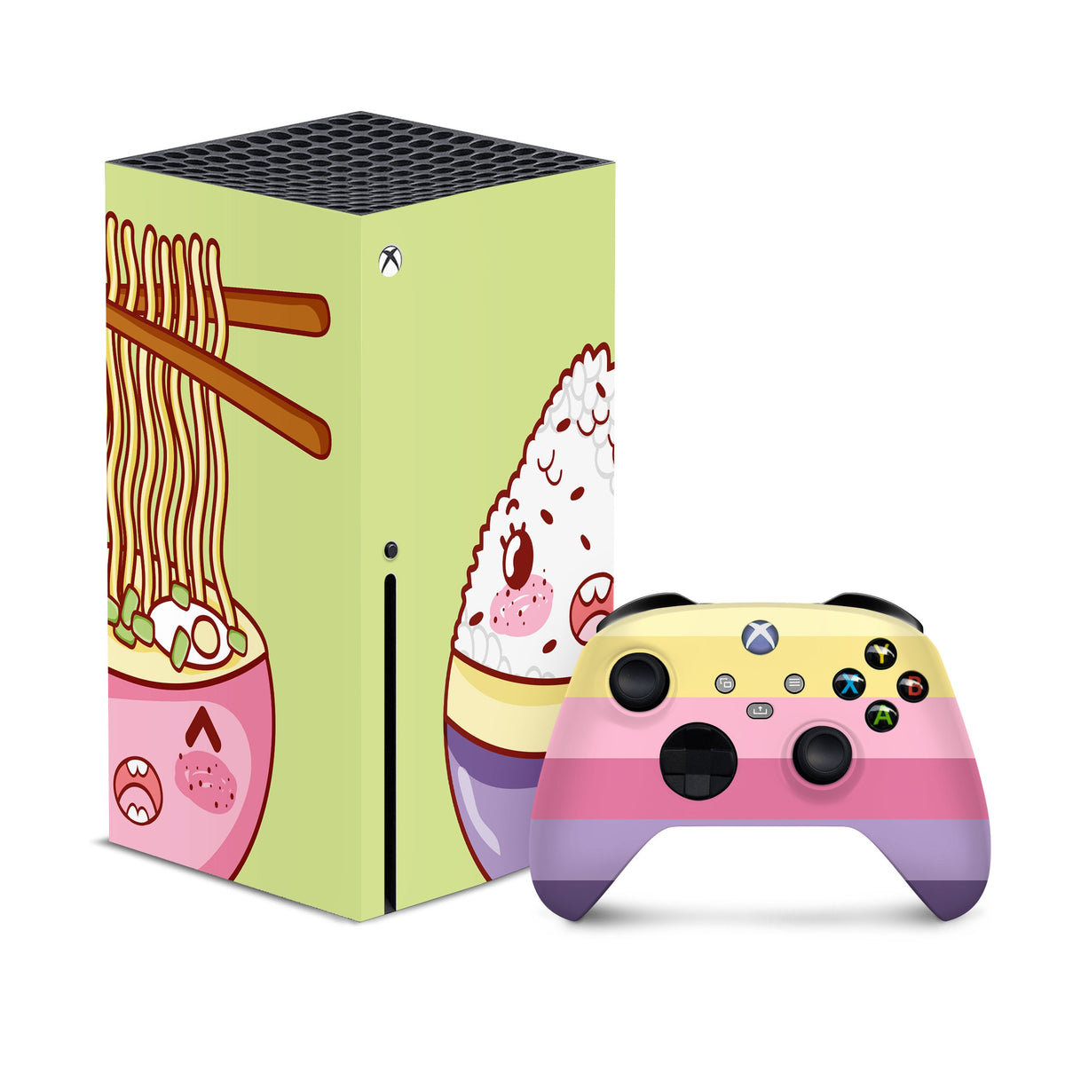 Xbox series x skin Pasta, Spaghetti Series s skin Vinyl 3m stickers Full wrap cover