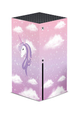 Xbox series x skin Unicorn, Series s purple skin Vinyl 3m stickers Full wrap cover