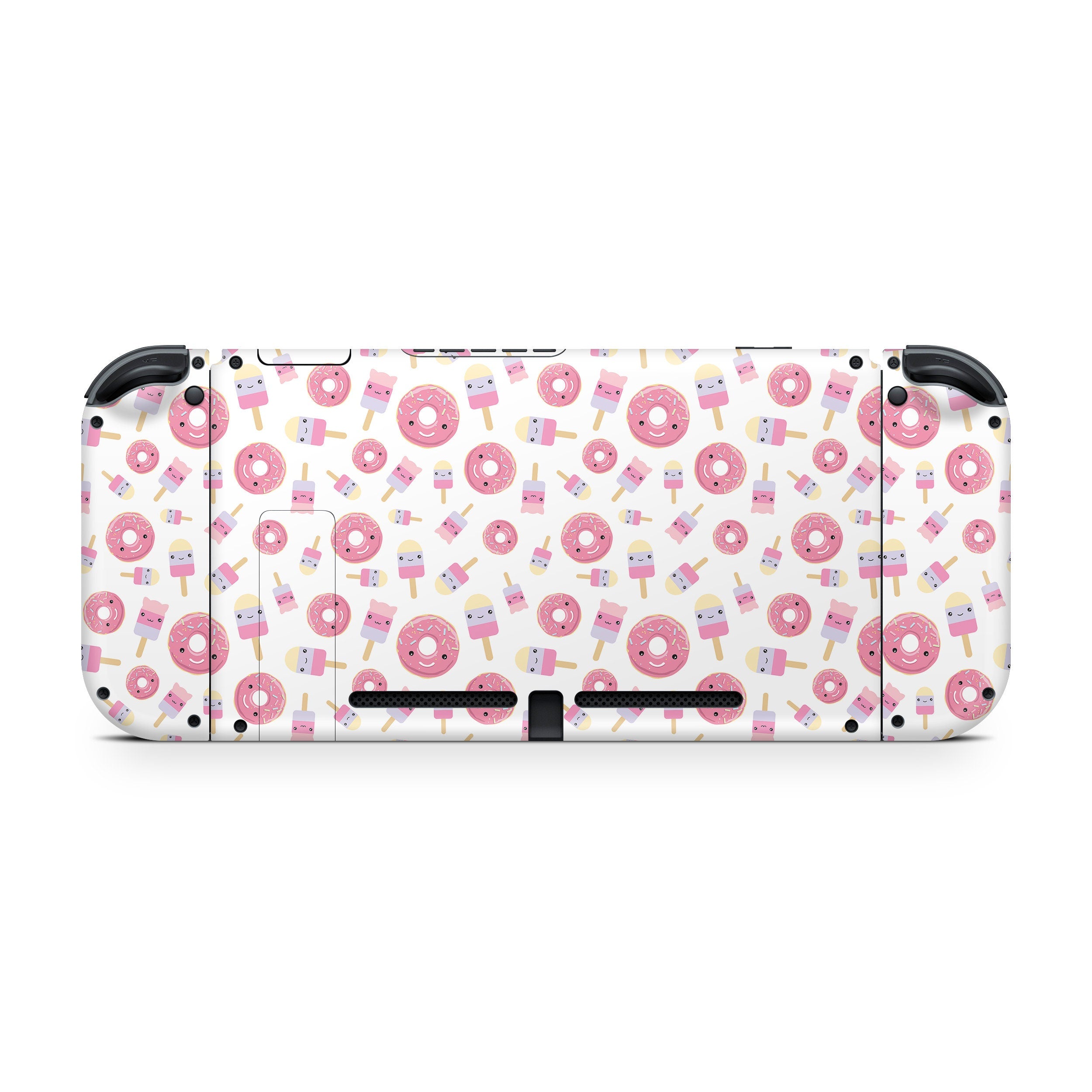 Kawaii Food Nintendo Switches skin, Pink switch skin Full wrap cover 3m