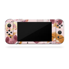 Paint Blotches Nintendo Switches skin, Pink switch skin Full wrap cover 3m