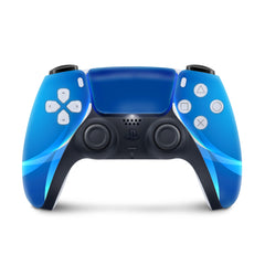 Ps5 skin Classic Blue solid color, Playstation 5 controller skin delicate ,Vinyl 3m stickers Full wrap cover