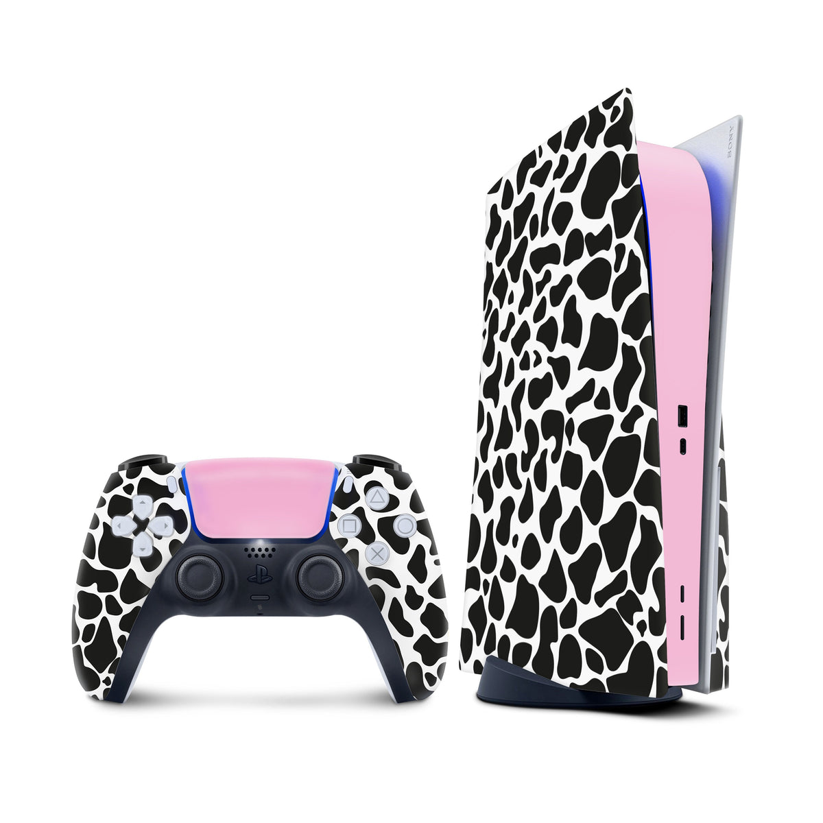 Ps5 skin Dalmatian, Sony Playstation 5 controller skin Leopard, Vinyl 3m stickers Full wrap cover
