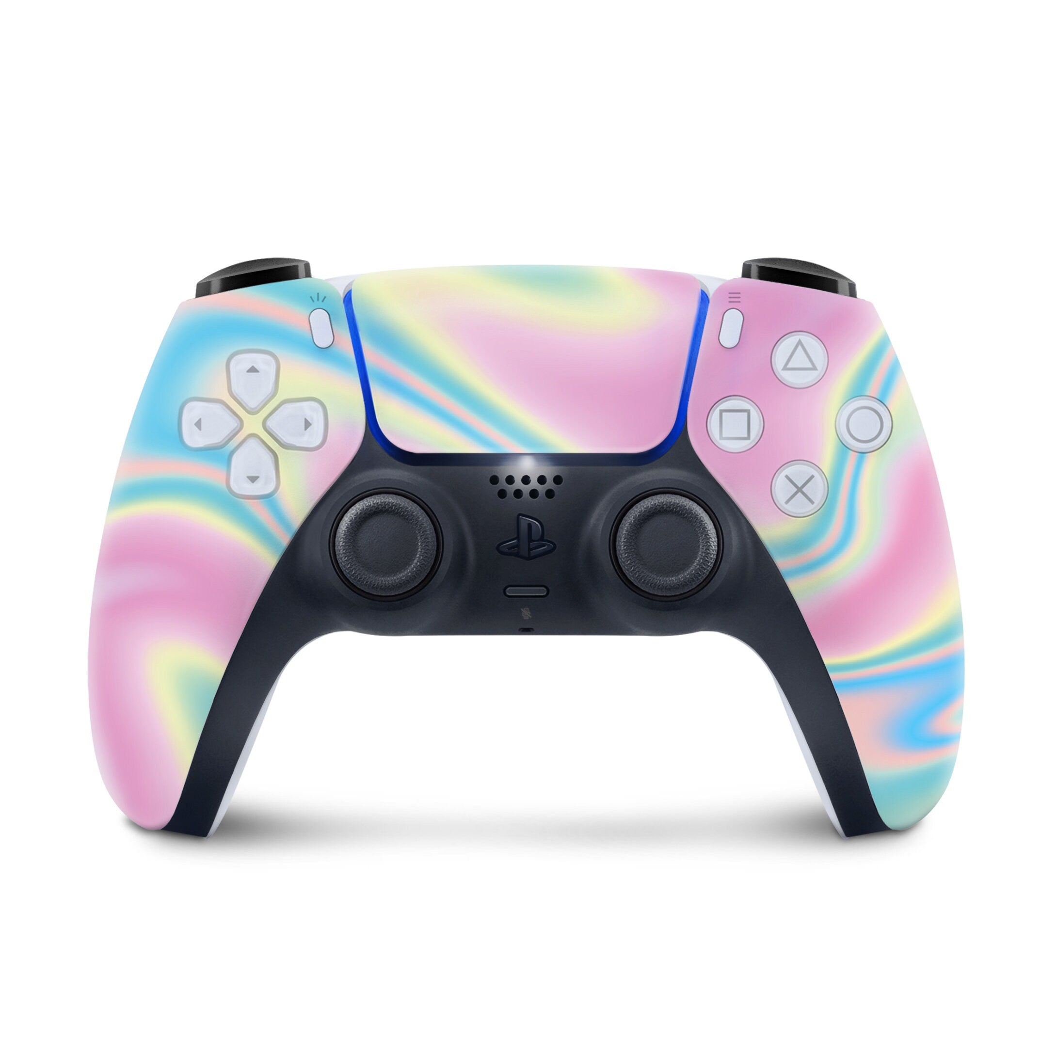 Ps5 skin Opal Iridescent, Sony Playstation 5 controller skin pink, Vinyl 3m stickers Full wrap cover