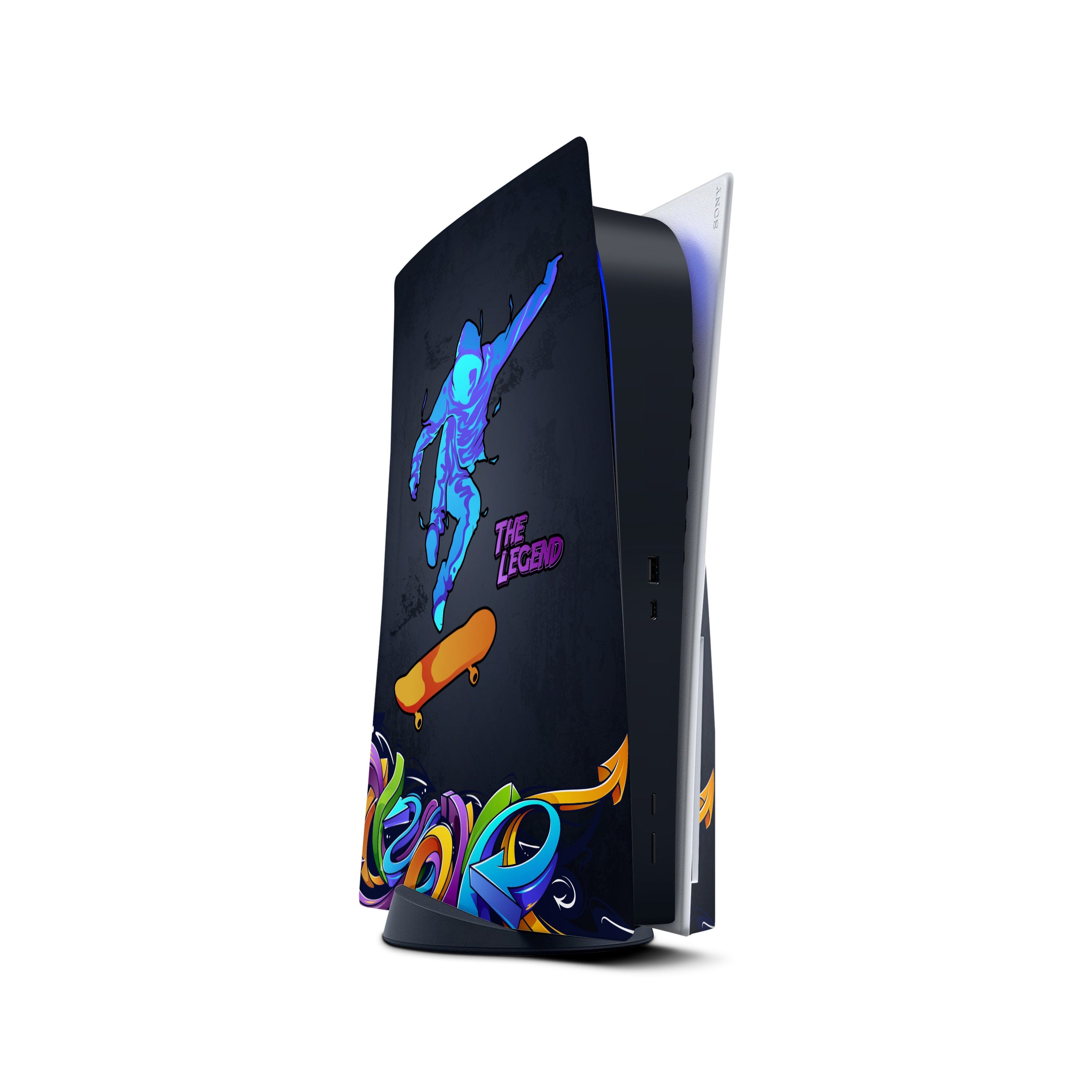 Skater Ps5 skin, Playstation 5 controller skin, Vinyl 3m stickers Full wrap cover