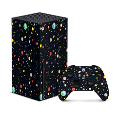 Galaxy Xbox series x skin, Series s skin Planets, Vinyl 3m stickers Full wrap cover