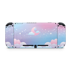 Moon Nintendo switches skin, Blue Clouds switch skin Starry Sky Full wrap 3m