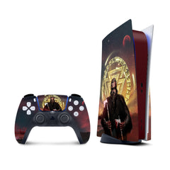 Vikings Ps5 skin, Brown Playstation 5 controller skin Assassin, Vinyl 3m stickers Full wrap cover